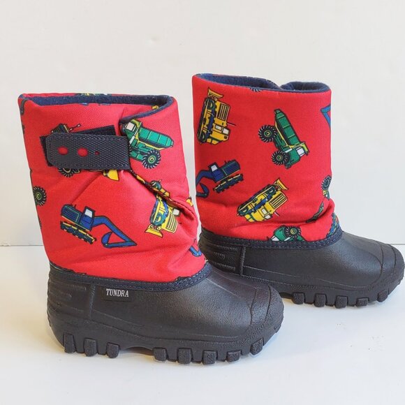 Tundra Youth/Little Kid Cold-Weather Winter Boots Snow Outdoor Boy Size 11 EUC - Picture 2 of 10